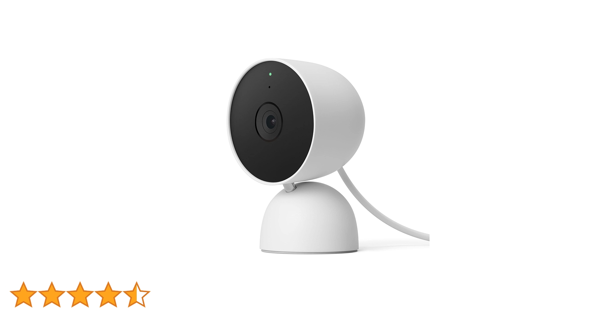 Google Nest Cam 屋内用 Google Nest Cam (屋内用 / 電源アダプター式) を販売開始